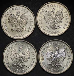 Third Republic, 1 zloty 1992 - set of 4 pieces