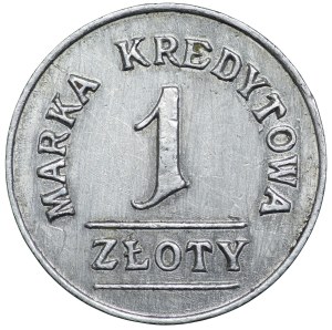 Cracow, Cooperative of the 8th Cavalry Regiment named after Rev. Józef Poniatowski, 1 zl.