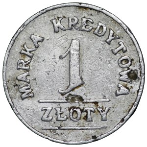 Warszawa, Spółdzielni Rejonowego Zakładu Żywnościowego, 1 złoty - rzadkie
