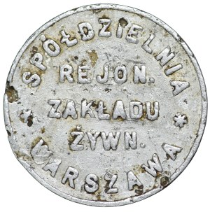 Warszawa, Spółdzielni Rejonowego Zakładu Żywnościowego, 1 złoty - rzadkie