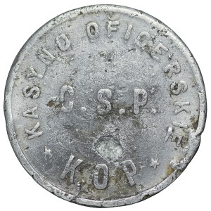 Osowiec, Kasyna Oficerskiego Centralnej Szkoły Podoficerskiej K.O.P., 1 złoty - bardzo rzadkie