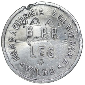 Wilno, 6 Pułk Piechoty Legionów, kontrmarki, 1 złoty