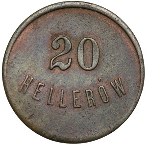 Lwów, Kolej Państwowa, 20 hellerów - brąz