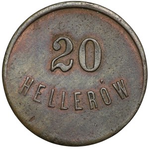 Lviv, State Railway, 20 heller - bronze