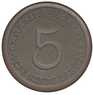 Free City of Gdansk - Kassino Zoppot - Casino Sopot, 5 Gulden token.