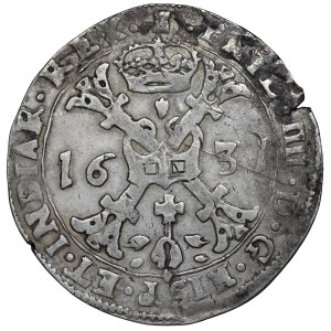 Niderlandy hiszpańskie, patagon, 1631, Tournai (Doornik)