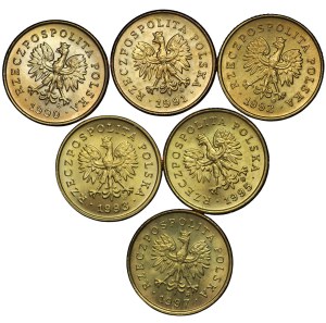Third Republic, 1 penny - set of 17 pieces