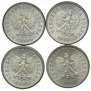 III RP, 20 groszy - zestaw 16 sztuk