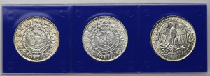 People's Republic of Poland, 100 zloty 1966 Mieszko and Dabrowka - set of 3 pieces