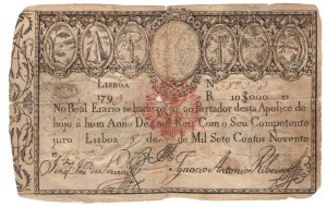 Portugal, 10000 reis 1828 (1799)