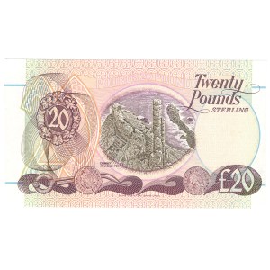 Irlandia, 20 funtów 1996 - błąd druku
