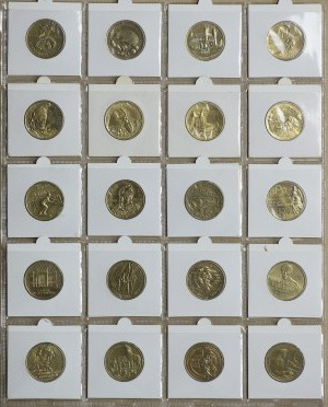 Third Republic, 2 commemorative gold - 2014 set (254 pieces)