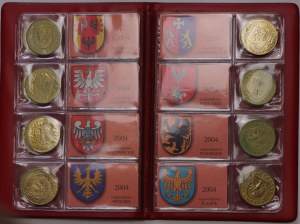 2 commemorative gold - provinces - set of 16 pieces