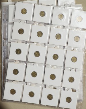 Third Republic, 1 penny 1993 - set of 100 pieces