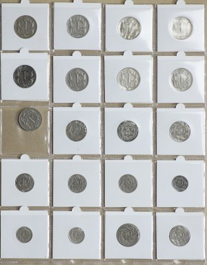 II RP, circulation coins - set of 20 pieces