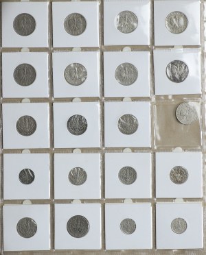 II RP, circulation coins - set of 20 pieces