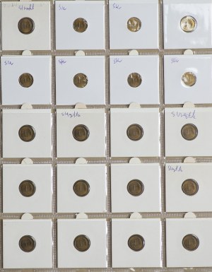 The Third Republic, 1 penny 2007, SKROLTS - set of 20 pieces