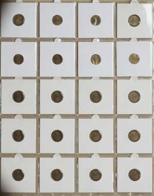 The Third Republic, 1 penny 2007, SKROLTS - set of 20 pieces