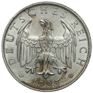 Germany, Weimar Republic, 2 Marks Berlin 1925 A