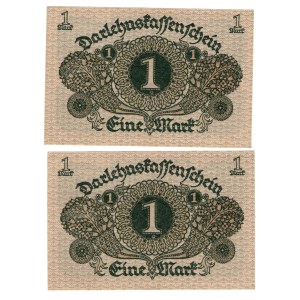 Niemcy, 1 marka 1920, Berlin - zestaw 2 sztuk
