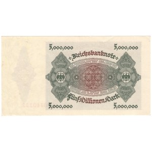 Niemcy, Republika Weimarska, 5 000 000 marek 1923