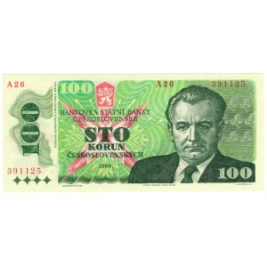 Czechosłowacja, 100 koron 1989