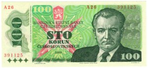 Czechoslovakia, 100 crowns 1989