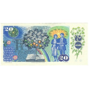 Słowacja, 20 koron 1988 - ze znaczkiem