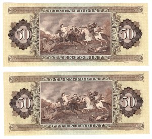 Hungary, 50 forint 1986 - set of 2 pieces