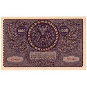 1000 marek polskich 1919, II Serja G
