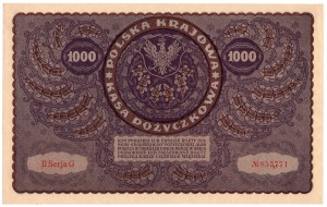 1000 Polish marks 1919, 2nd Series G