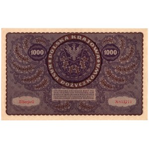 1000 marek polskich 1919, II Serja G