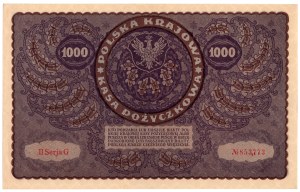 1000 Polish Marks 1919, 2nd Series G