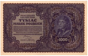 1000 Polish Marks 1919, 2nd Series G