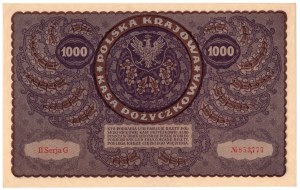 1000 Polish Marks 1919, 2nd Series G