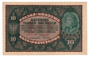 10 Polish marks 1919, 2nd Series FJ