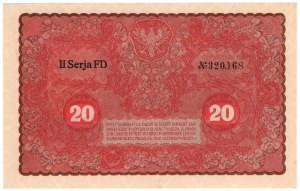 20 Polish marks 1919, 2nd Series FD