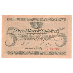 5 marek polskich 1919, seria G