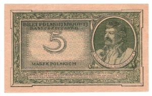 5 Polish marks 1919, series G