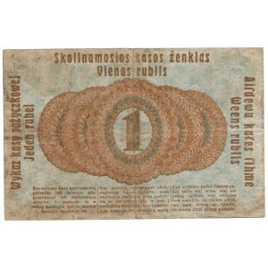 Poznań, 1 rubel 1916 - krótka klauzula