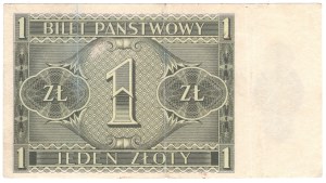 1 zloty 1938, series M - rarer single-letter series