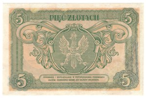Pass ticket, 5 zloty 1925, series A, Constitution