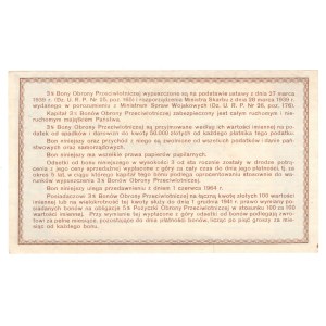 3% Bon Obrony Przeciwlotniczej 20 złotych 1939