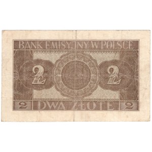 2 złote 1941, seria AD - NISKI NUMER AD0001255