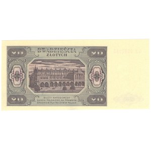 Polska, 20 złotych 1948, seria GZ