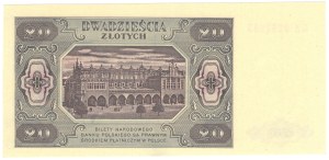 Poland, 20 zloty 1948, GZ series