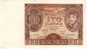 100 zloty 1934, BB series