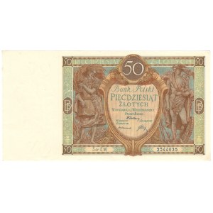 50 złotych 1929, seria EM