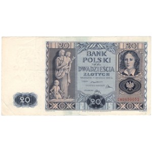 20 złotych 1936, seria CW