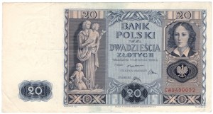 20 gold 1936, CW series